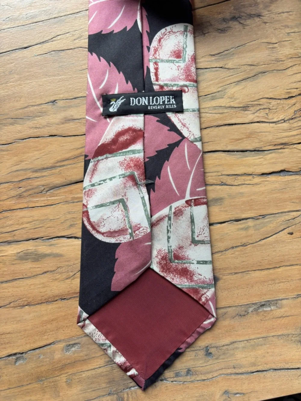 Vintage Don Loper Los Angeles Silk Tie